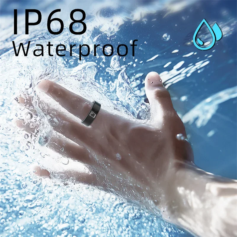 Visiovoy Smart Ring with NFC for Men and Women, Health and Sleep Monitor, 5ATM Water Resistant, Multi-Sport Mode