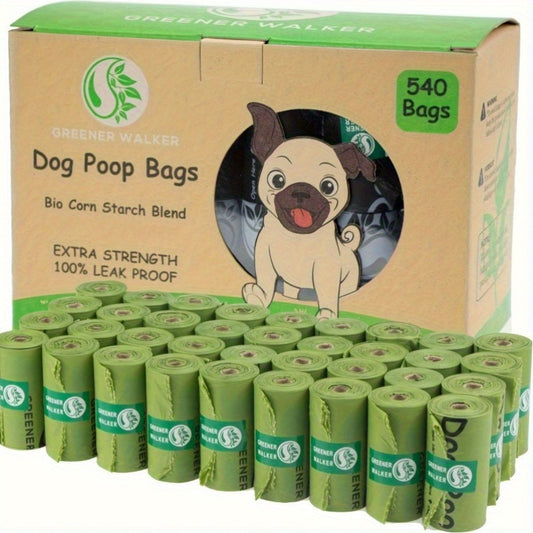 Dog poop bags, 540 pieces - Eco