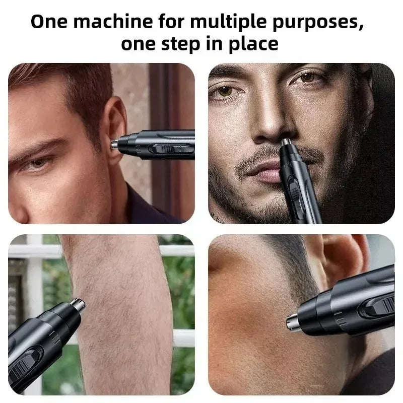 Absolute Black Electric Nose Hair Trimmer Ear and Nose Hair Trimmer Professional Painless Nose Hair Trimmer For Men And Women