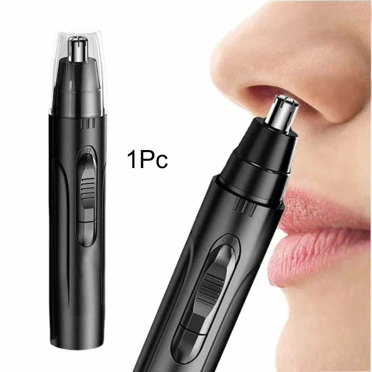 Absolute Black Electric Nose Hair Trimmer Ear and Nose Hair Trimmer Professional Painless Nose Hair Trimmer For Men And Women